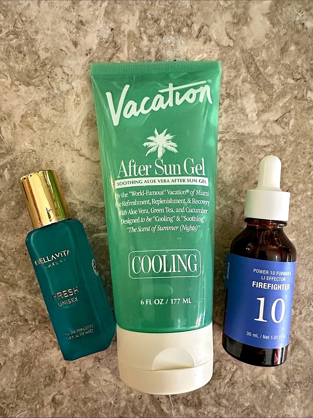 After Sun Gel, Fresh Unisex, Firefighter 10 Skincare, Fragrance & Serum Set